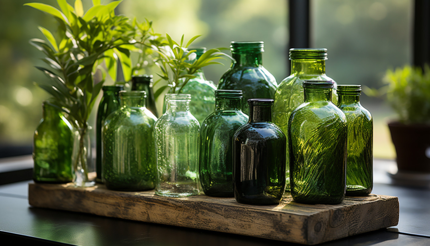 Comment l'upcycling du verre contribue-t-il à la réduction de l'empreinte écologique ?